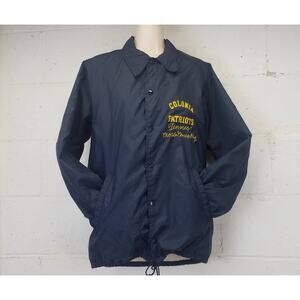 Vintage Windbreaker Jacket Chain Stitch Embroidery Sports Jacket Colonia NJ